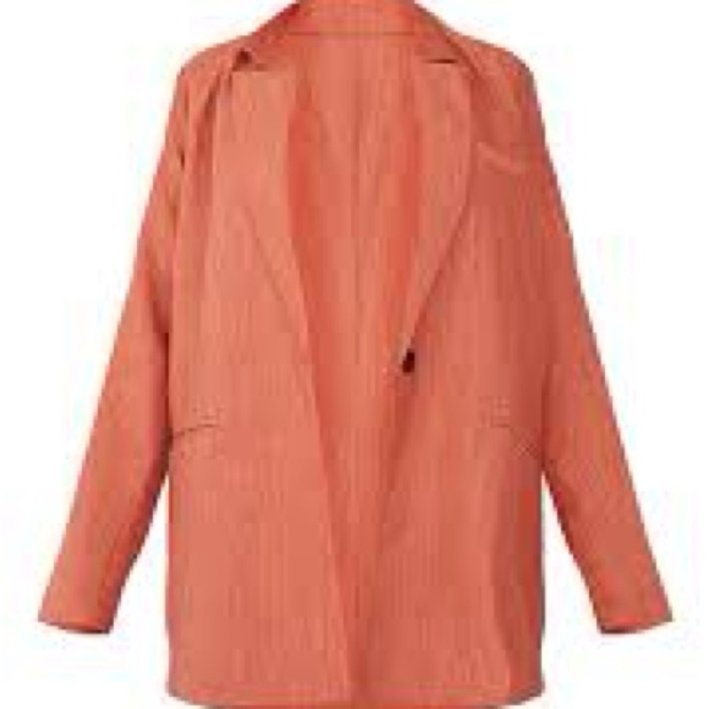 Rust Oversized Dad Blazer - Picture 3 of 5